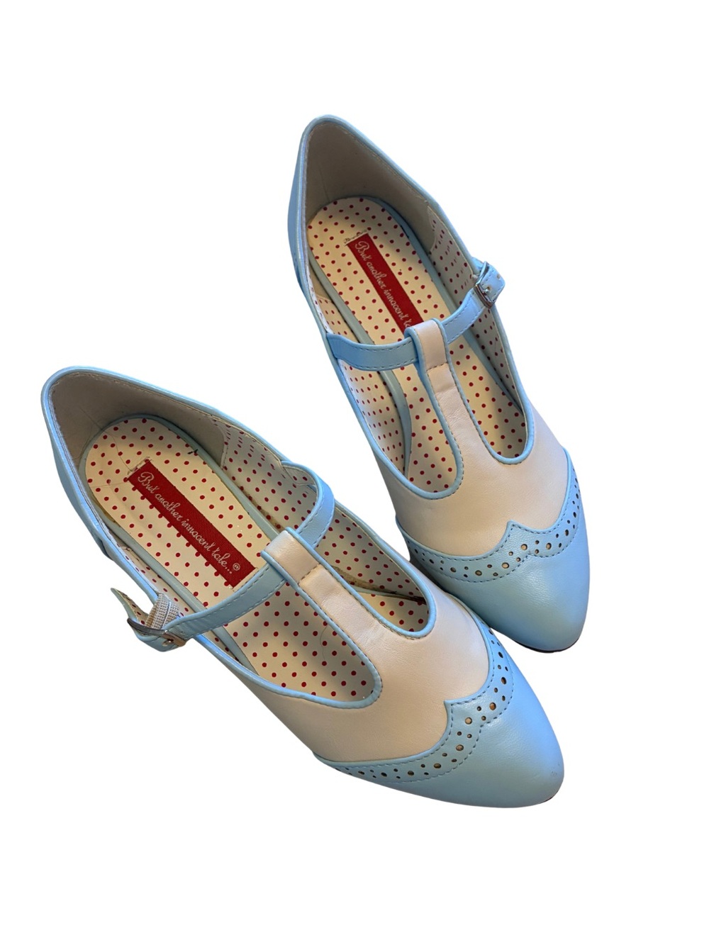 B.A.I.T Footwear Rockabilly Mary Jane Kitten Heel Shoes